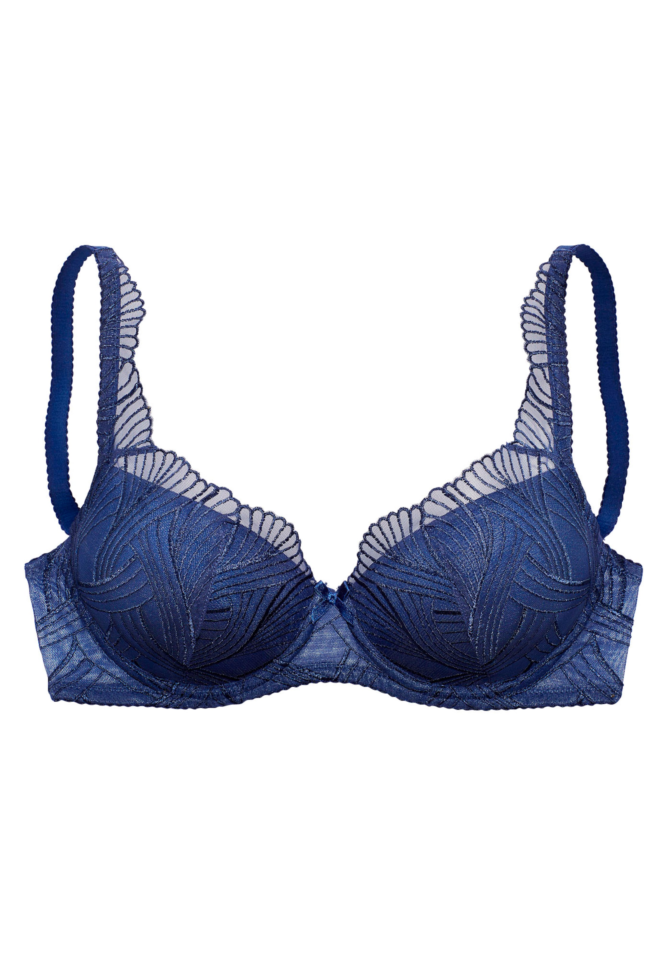 LASCANA T-shirt Bra in Blue: front