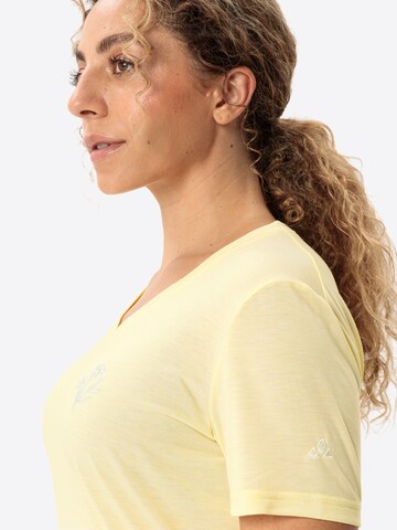 VAUDE Performance shirt 'Skomer III' in Yellow