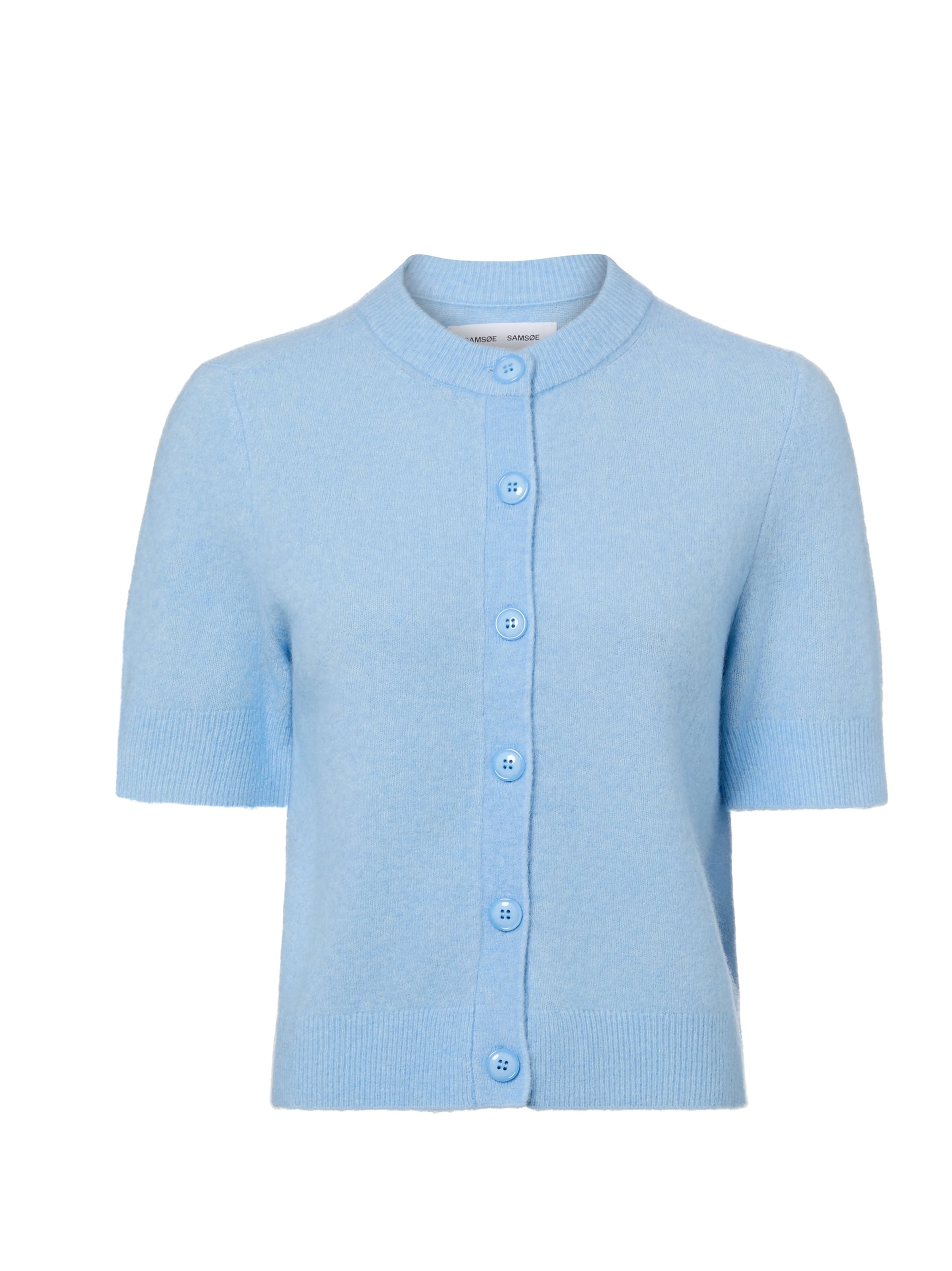 Samsøe Samsøe Knit Cardigan 'Sanoura' in Blue: front