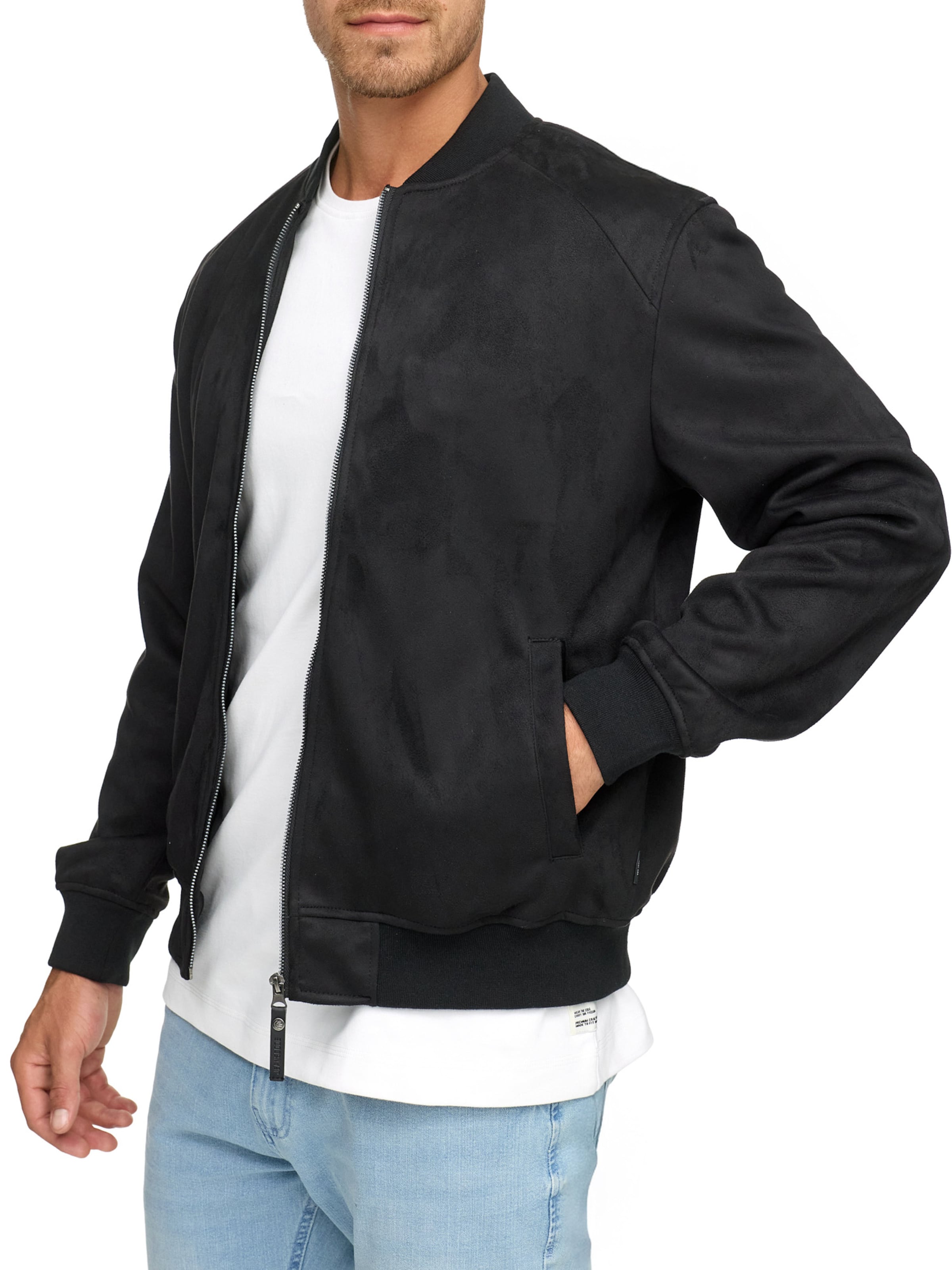 INDICODE JEANS Jacke in Schwarz