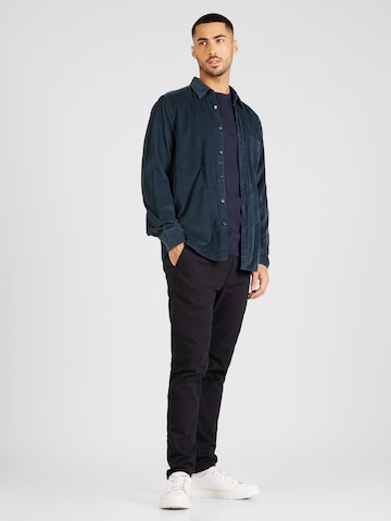 Coupe regular Chemise 'Relegant 6' BOSS Black en bleu