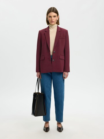 Blazer SELECTED en rouge