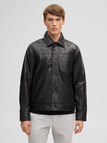 STRELLSON Between-season jacket 'Flint' in Black: front