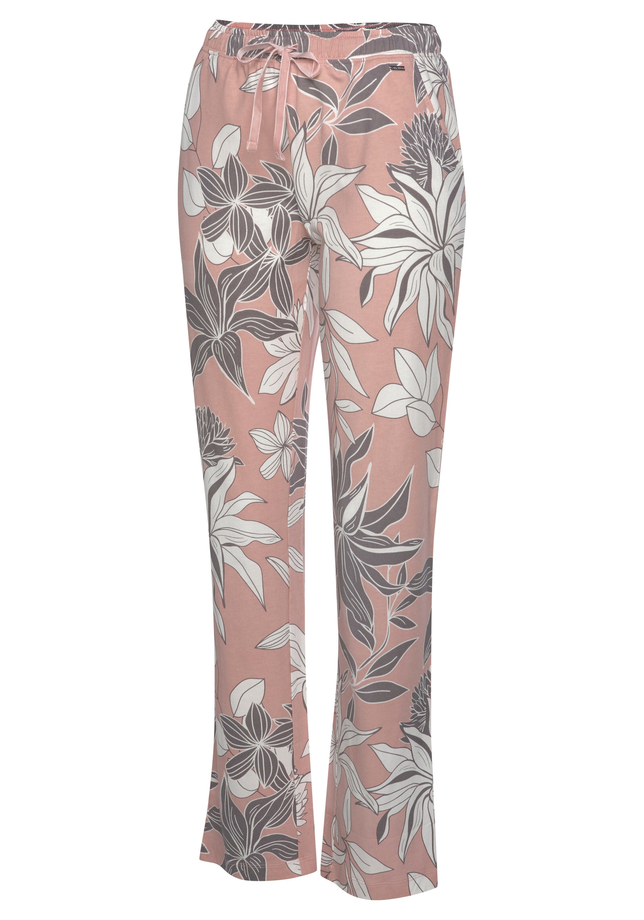 LASCANA Loose fit Pajama pants in Pink