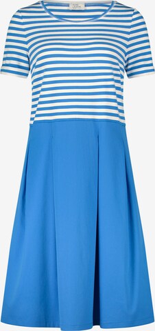 Vera Mont Summer Dress in Blue: front