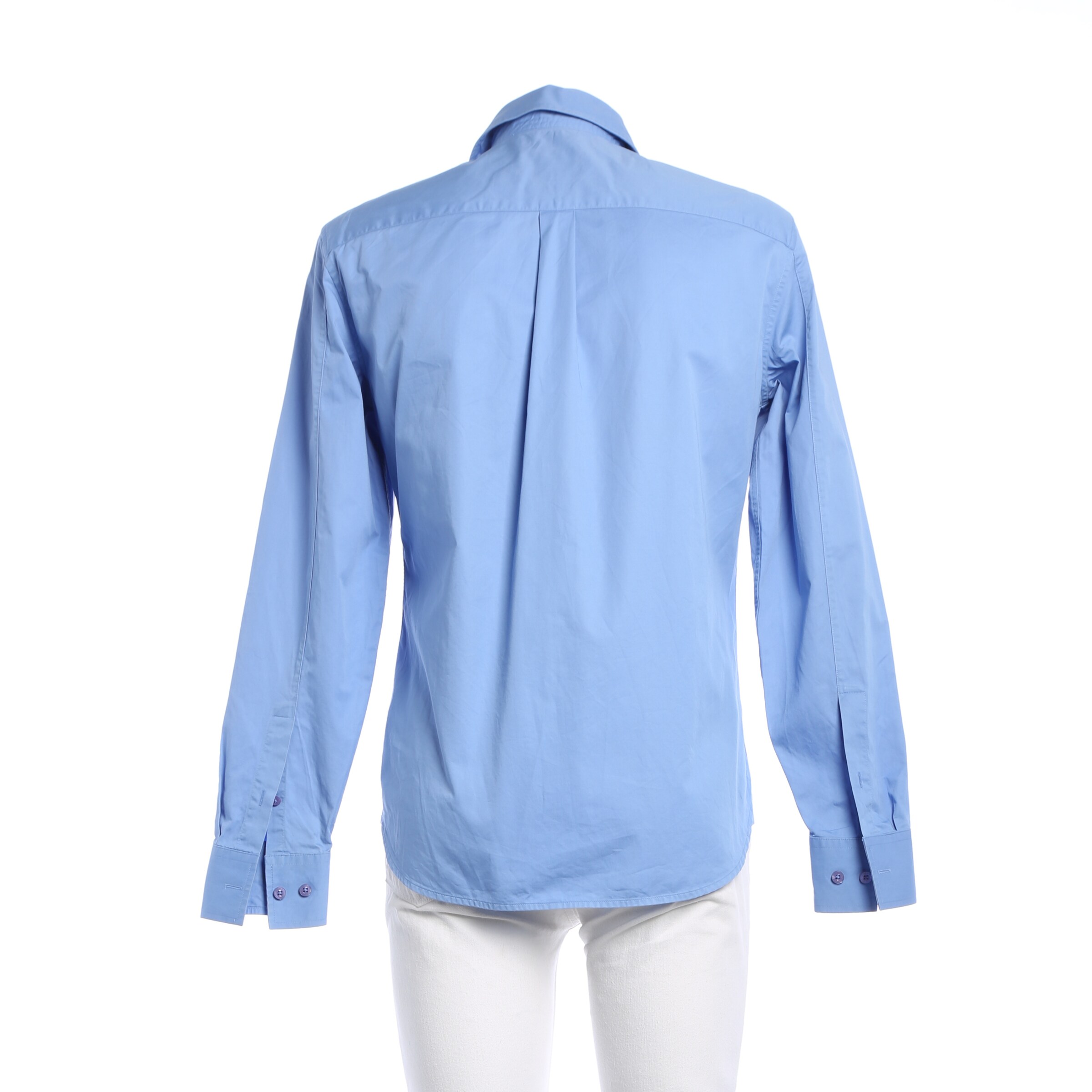 ARMANI EXCHANGE Button Up Shirt in S in Blue