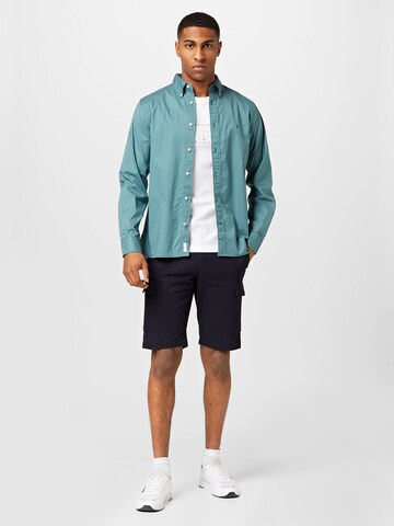 TOMMY HILFIGER Regular fit Zakelijk overhemd in Groen