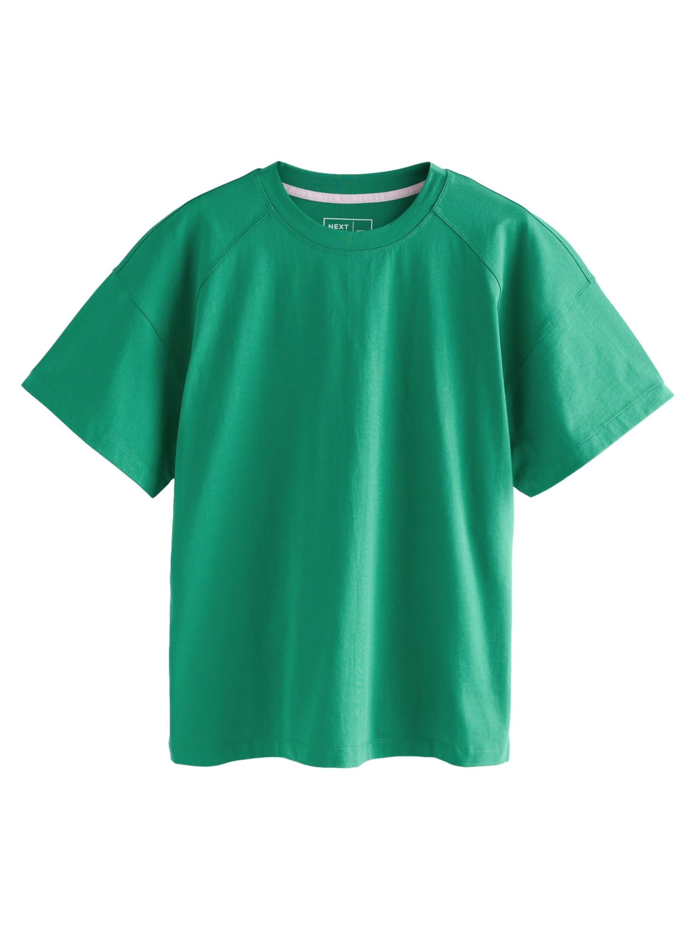 Tricou de la Next pe verde: față