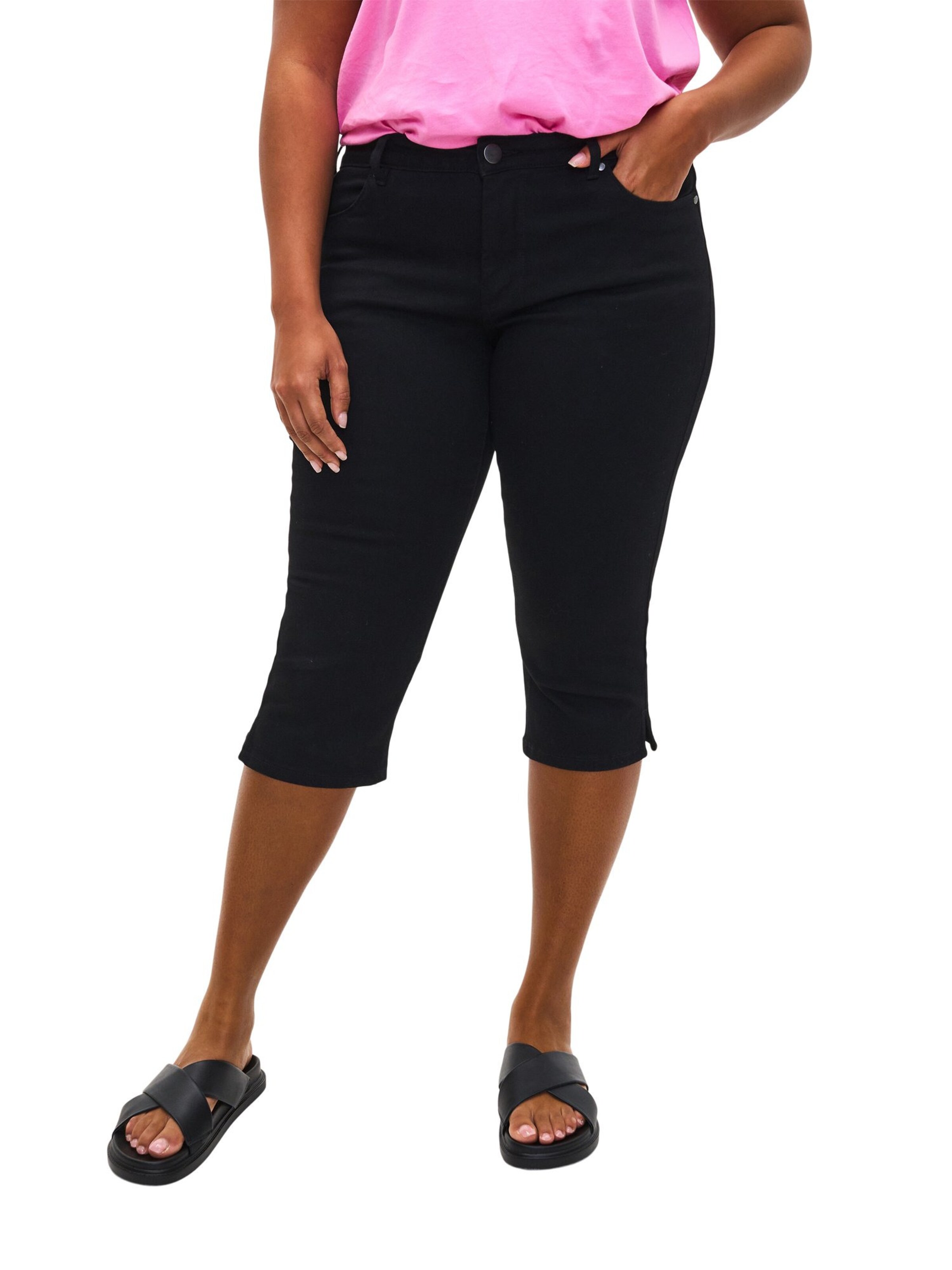 Coupe slim Jean Zizzi en noir : devant