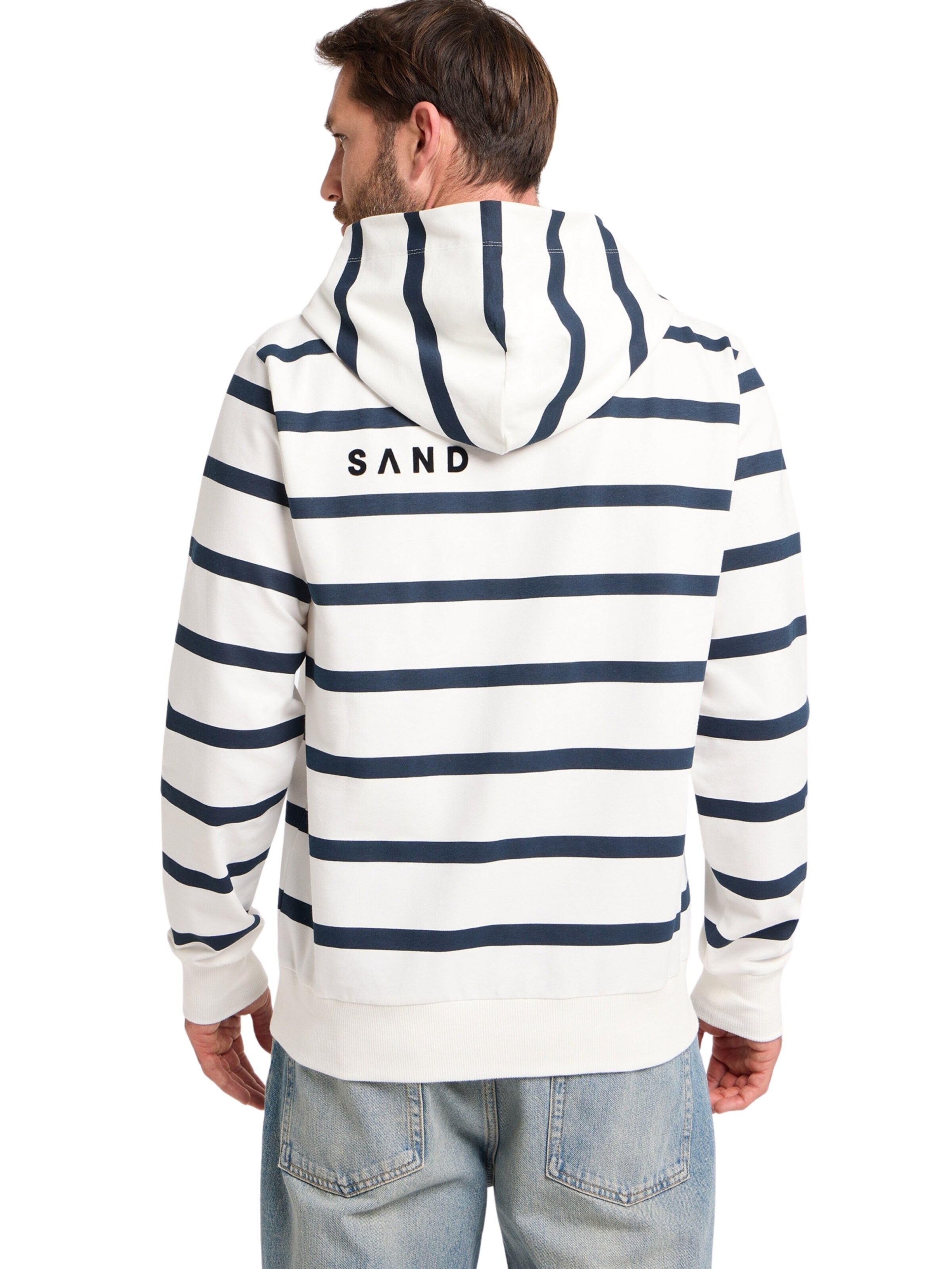 Sweat-shirt 'Marvo' Elbsand en blanc