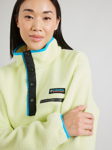 COLUMBIA Sportspullover 'Helvetia II' i gul
