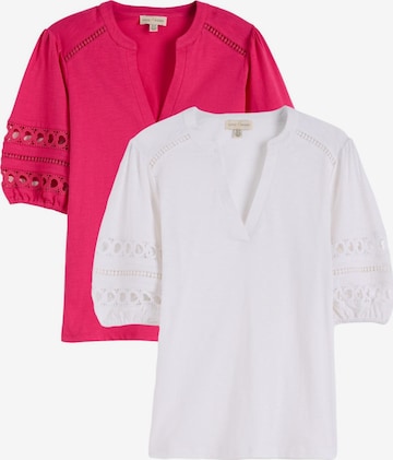 Camicia da donna di love & roses in beige: frontale