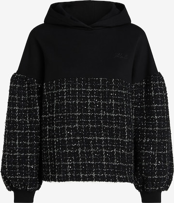 Karl Lagerfeld Sweatshirt in Zwart: voorkant