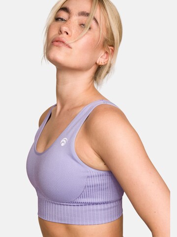 OCEANSAPART - Soutien Bustier Soutien de desporto 'Riley' em roxo