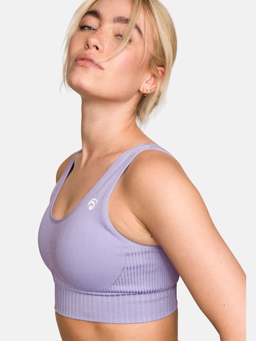 OCEANSAPART - Soutien Bustier Soutien de desporto 'Riley' em roxo