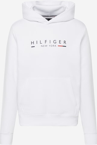 TOMMY HILFIGER Sweatshirt 'NEW YORK' in Wit: voorkant