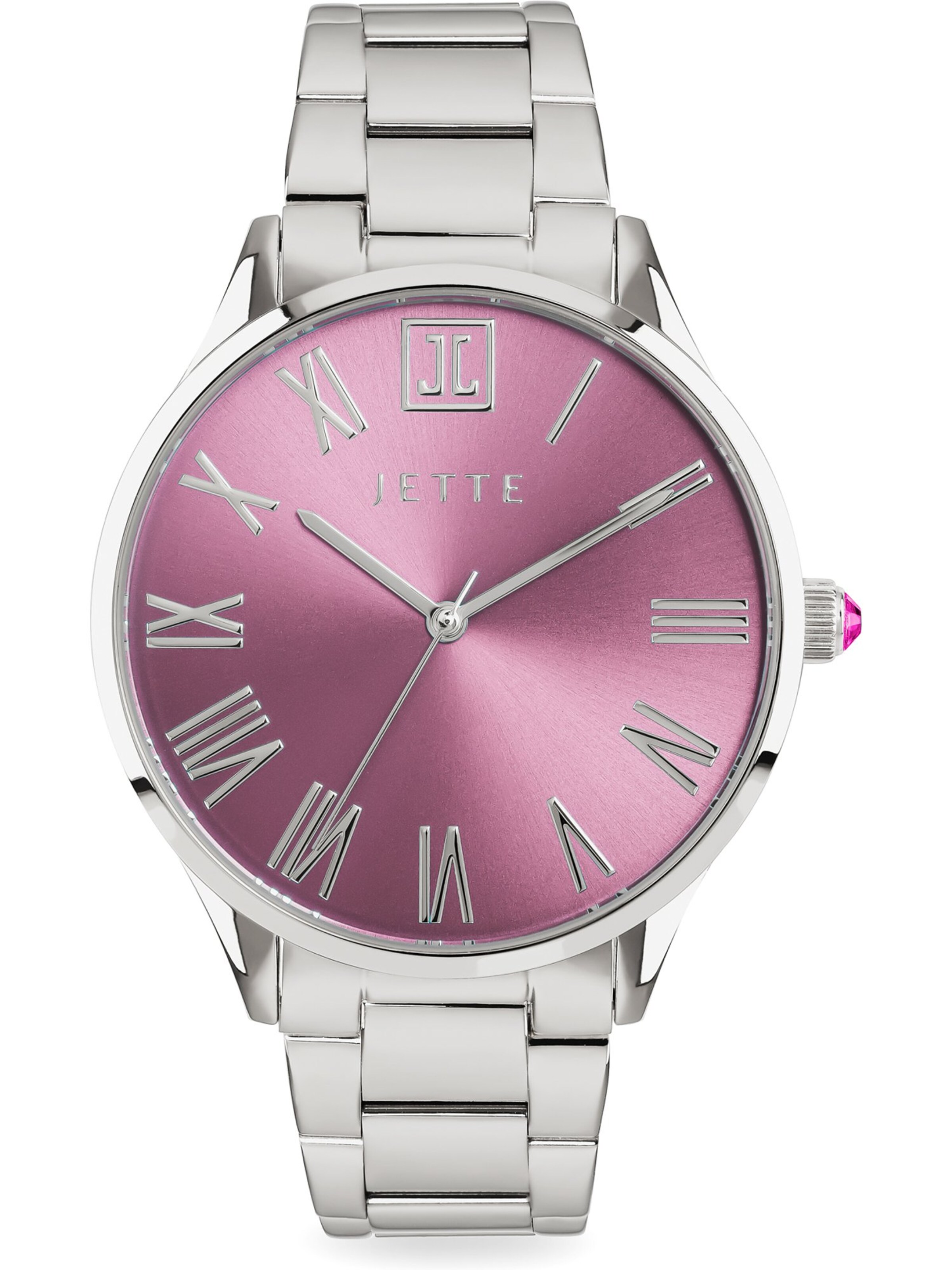 JETTE Analog Watch in Pink: front
