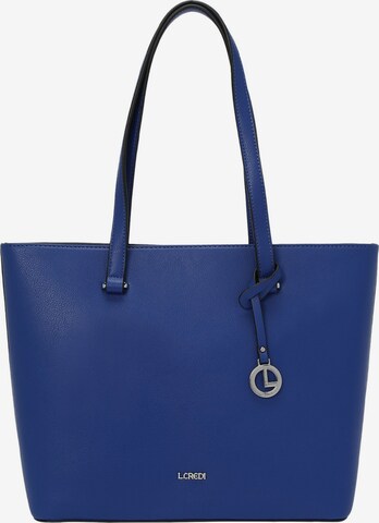 Shopper 'Filippa' di L.CREDI in blu: frontale