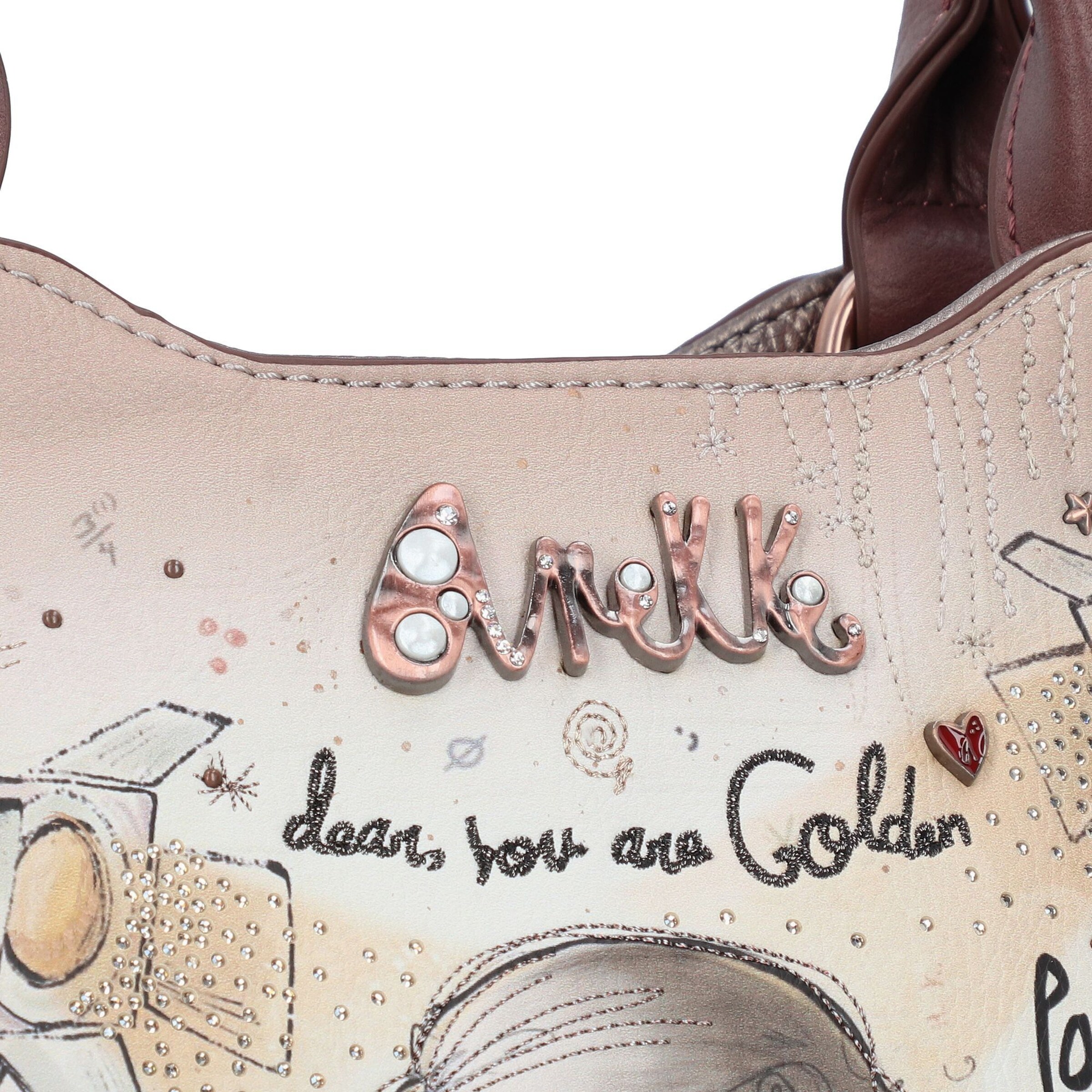 Anekke Handtasche 'Hollywood' in Beige
