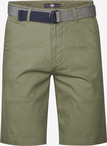 Petrol Industries regular Παντελόνι τσίνο 'Crestway' σε πράσινο: μπροστά