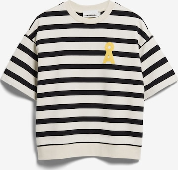 ARMEDANGELS Collegepaita 'BAMIKAA' värissä musta: etupuoli