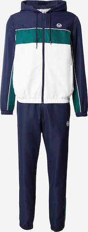 Sergio Tacchini Strój do biegania 'Quarzo' w kolorze niebieski: przód