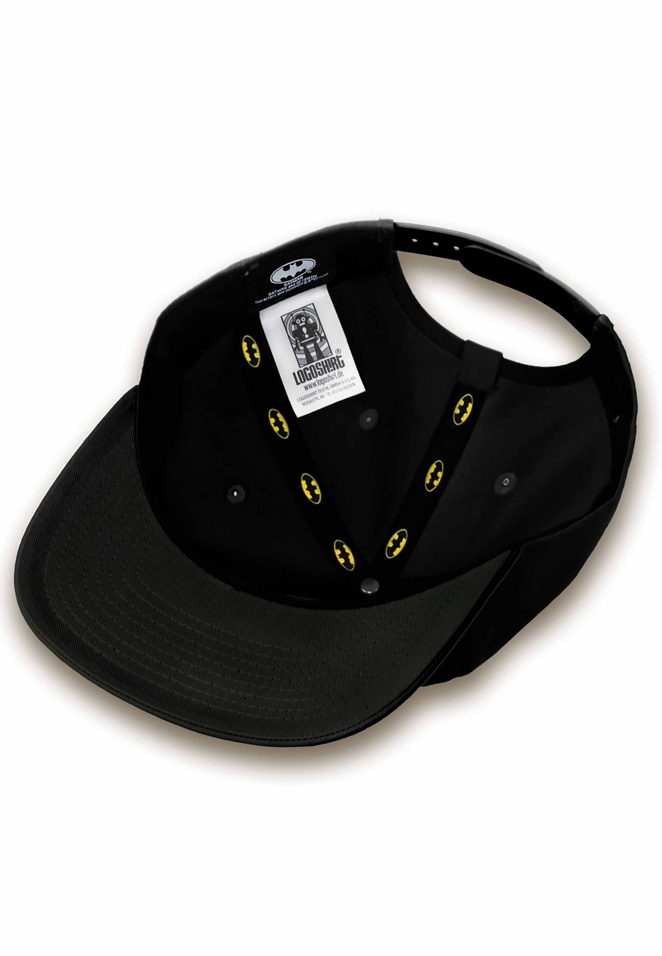 LOGOSHIRT Cap 'DC Batman' in Schwarz