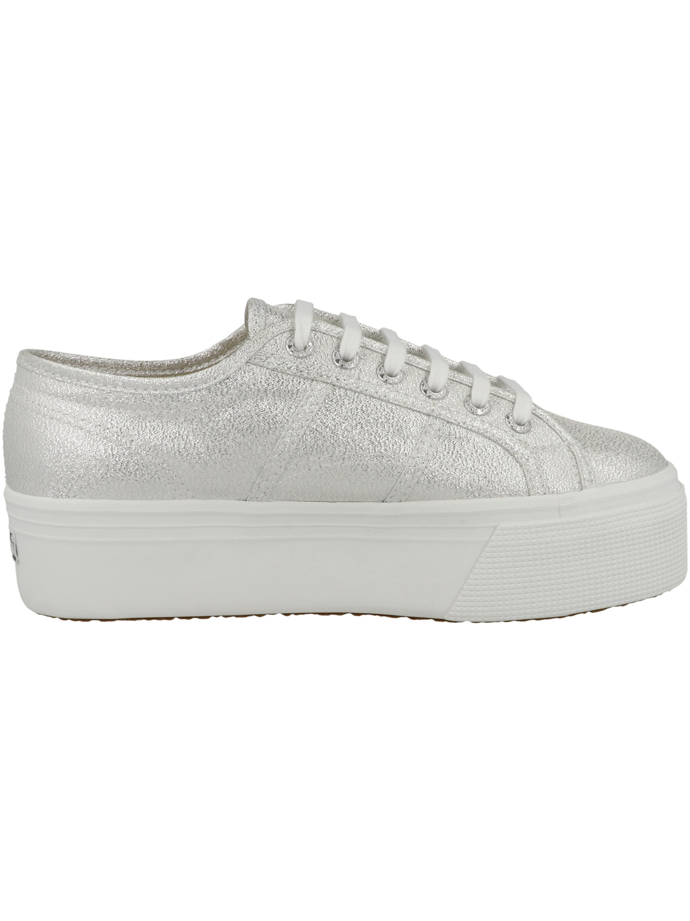 SUPERGA Sneaker 'Lame' in Silber