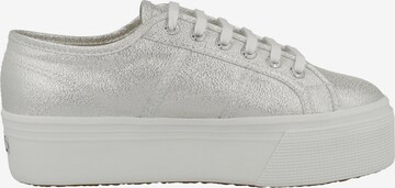 SUPERGA Sneakers 'Lame' in Silver