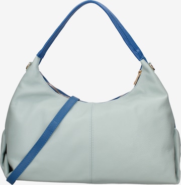Borsa a spalla di Roberta Rossi in blu: frontale