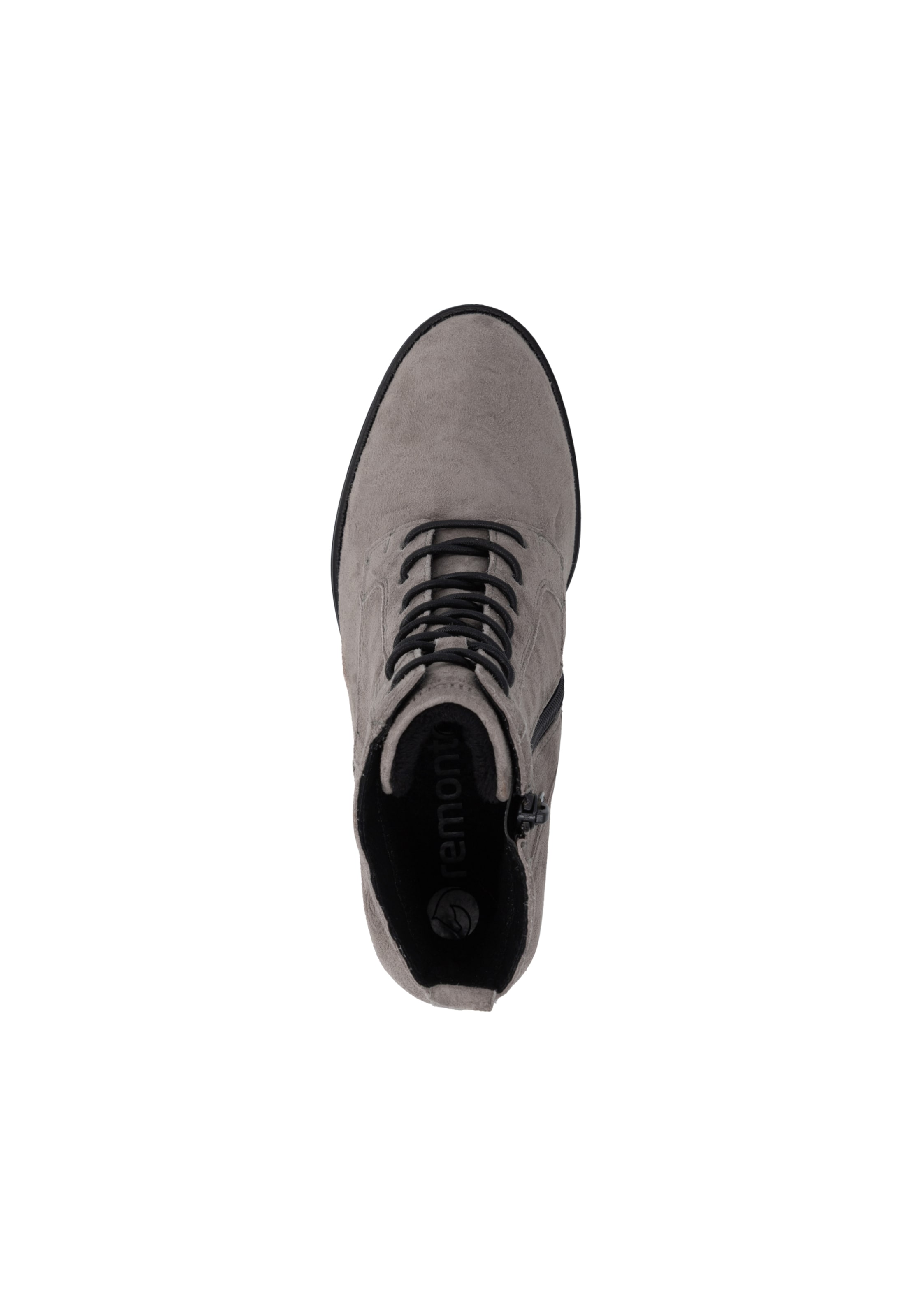 REMONTE Lace-up bootie 'D2A80' in Grey
