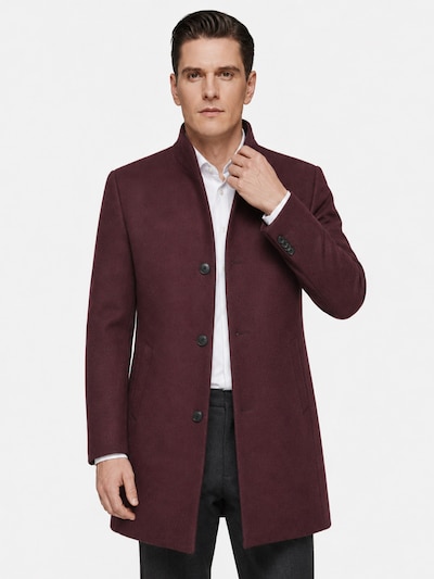 ALLTHEMEN Winter Coat 'Mantelruhe-1' in XS in Wine red, Item view