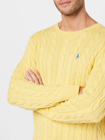 Polo Ralph Lauren Regular Fit Pullover 'DRIVER' in Gelb