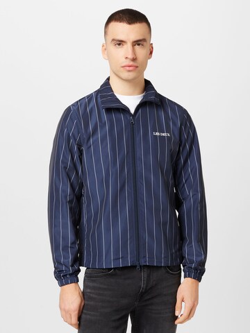 Les Deux Between-season jacket 'Jake' in Blue: front