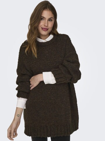 ONLY Sweter 'MINNI' w kolorze brązowy