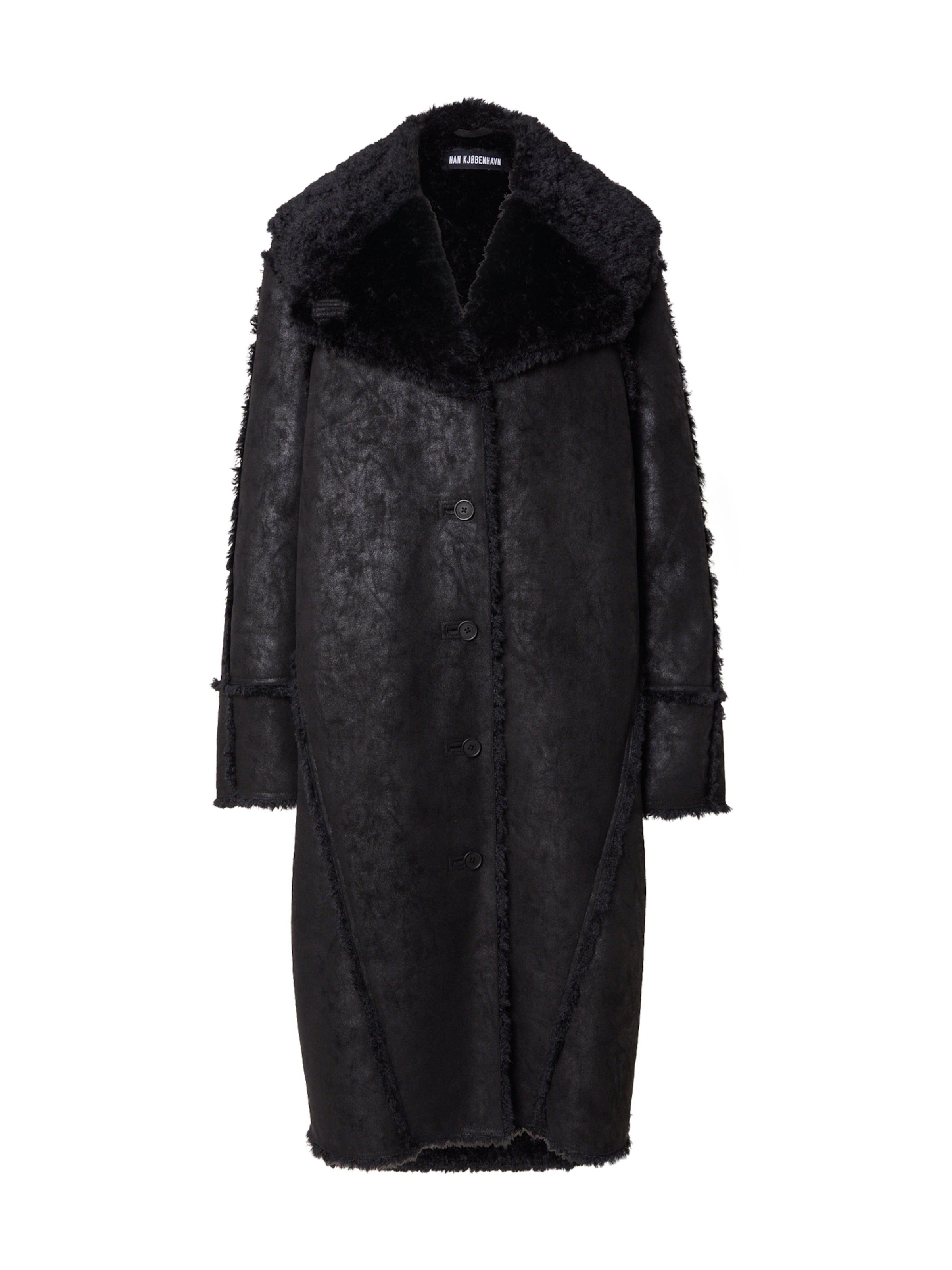 Han Kjøbenhavn - Sobretudo meia-estação em preto: frente