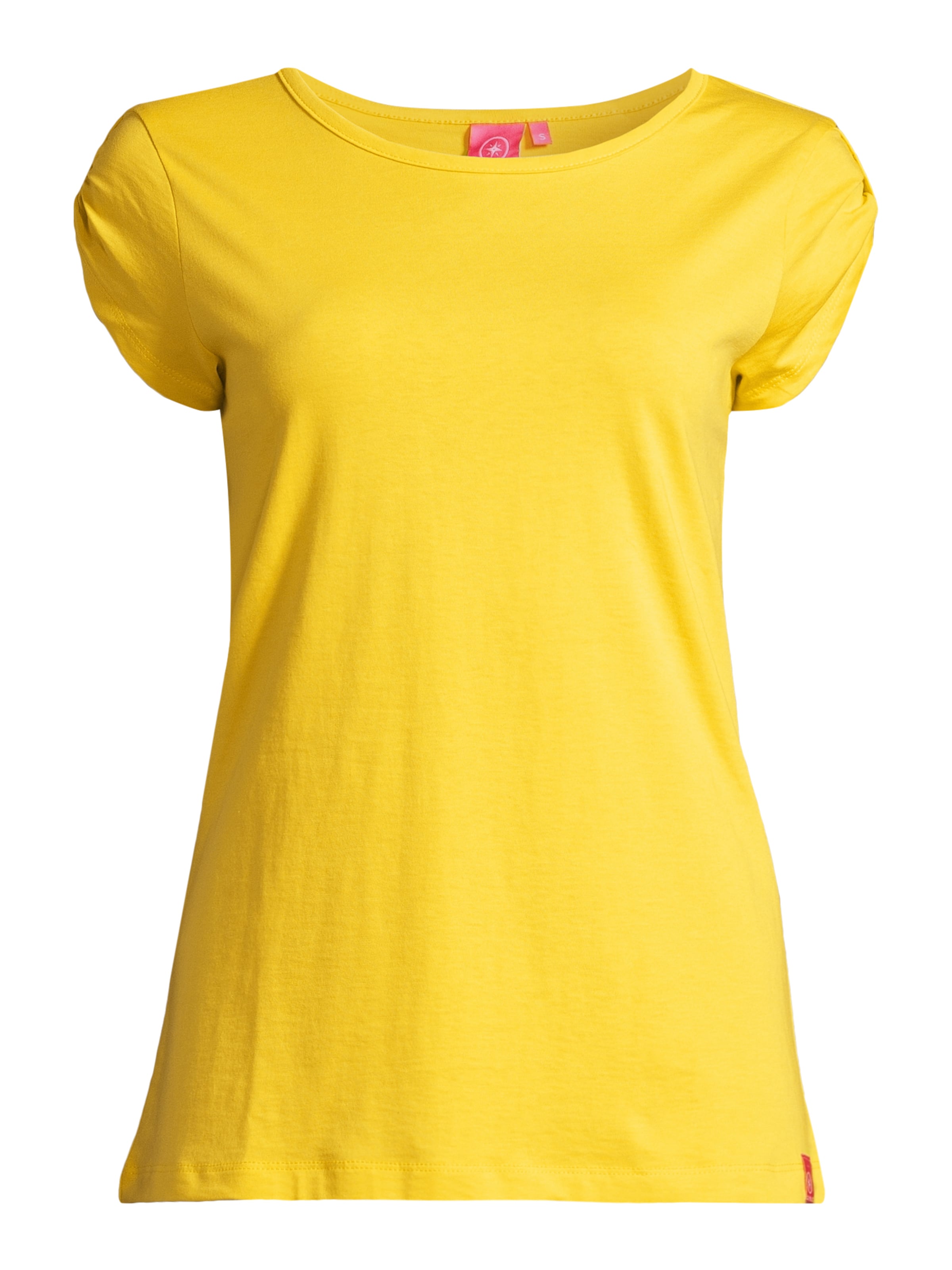 salzhaut T-Shirt 'BIIKE' in Gelb: Vorderseite