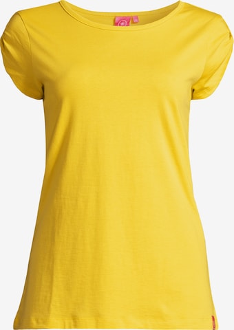 salzhaut T-Shirt 'BIIKE' in Gelb: Vorderseite