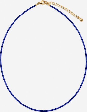 LanLivia Ketju 'Ultra Slim Lapis Lazuli Necklace' värissä sininen: etupuoli