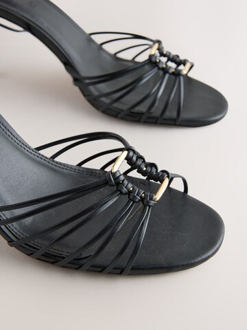 Sandalo con cinturino 'N. Premium' di Next in nero