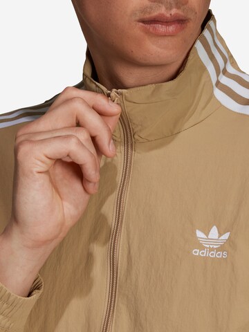 ADIDAS ORIGINALS Between-season jacket 'Adicolor Classics Lock-Up Trefoil' in Beige