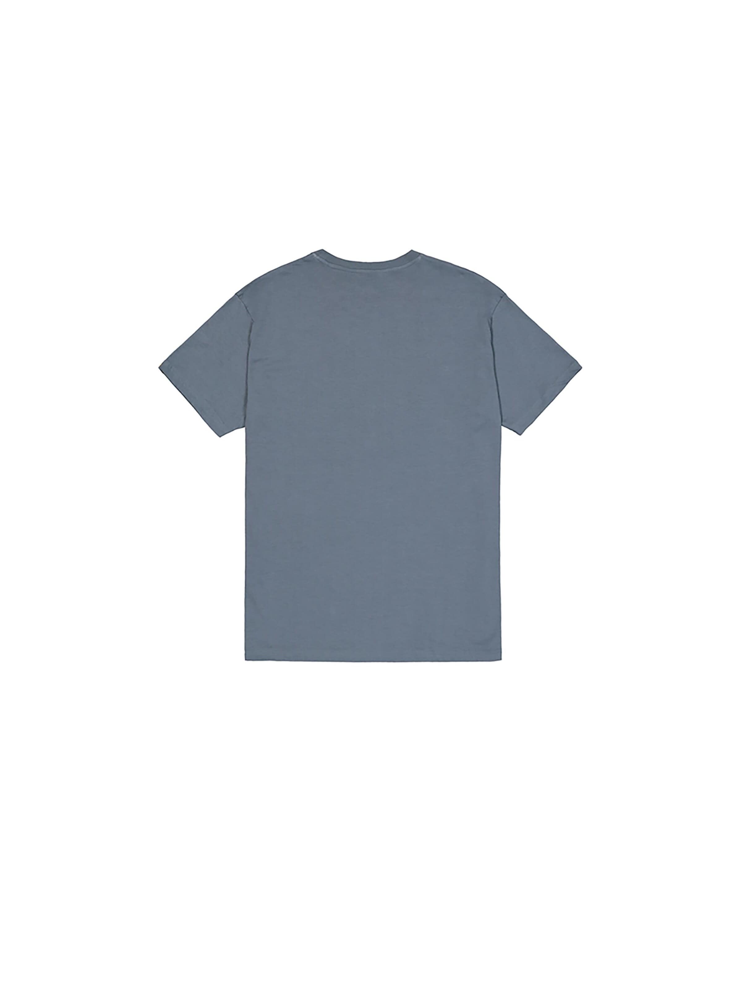 ALPHA INDUSTRIES Shirt 'Label' in Blue