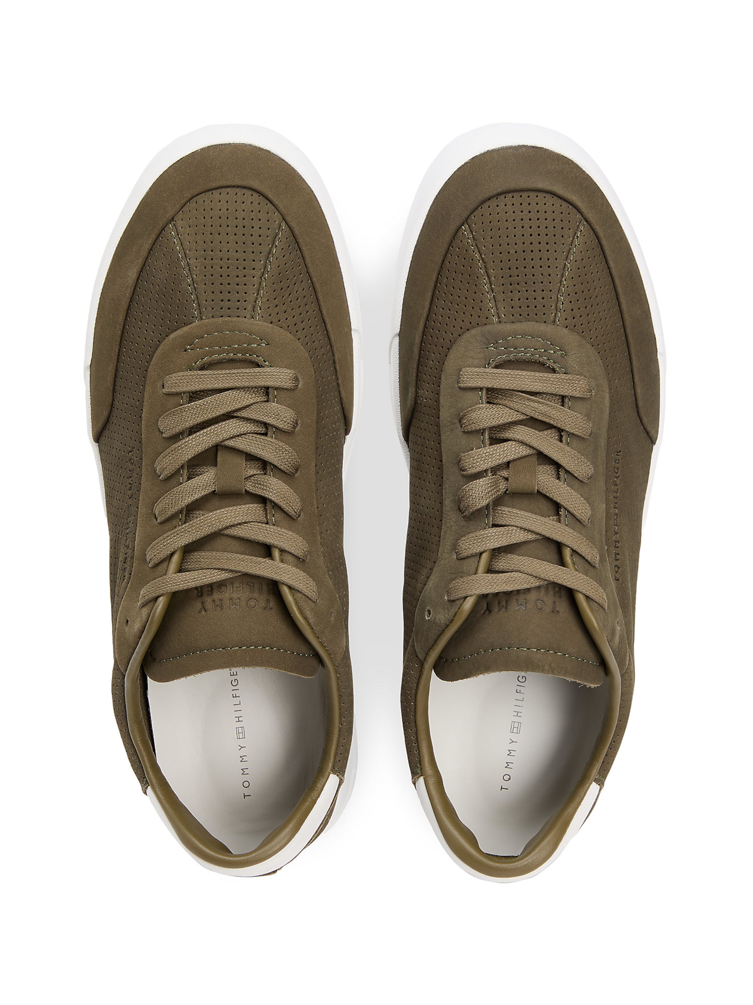 Baskets basses TOMMY HILFIGER en vert