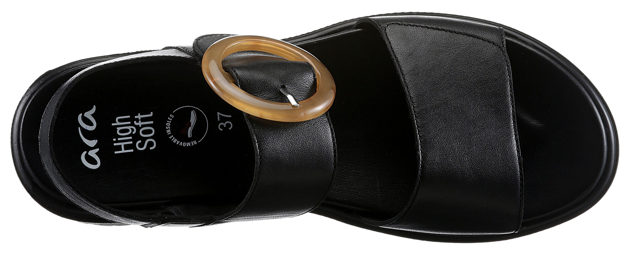 ARA Strap Sandals in Black