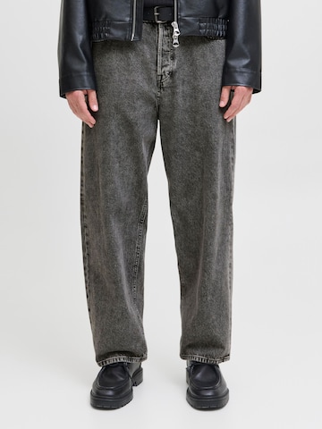JACK & JONES Regular Farkut 'ALEX' värissä musta: etupuoli