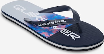 QUIKSILVER Zehentrenner 'Molokai' in Blau: Vorderseite
