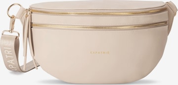 Expatrié Belt bag 'Alice Large' in Beige: front