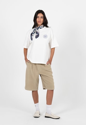 Maglietta 'Horse Racer' di Prohibited in beige