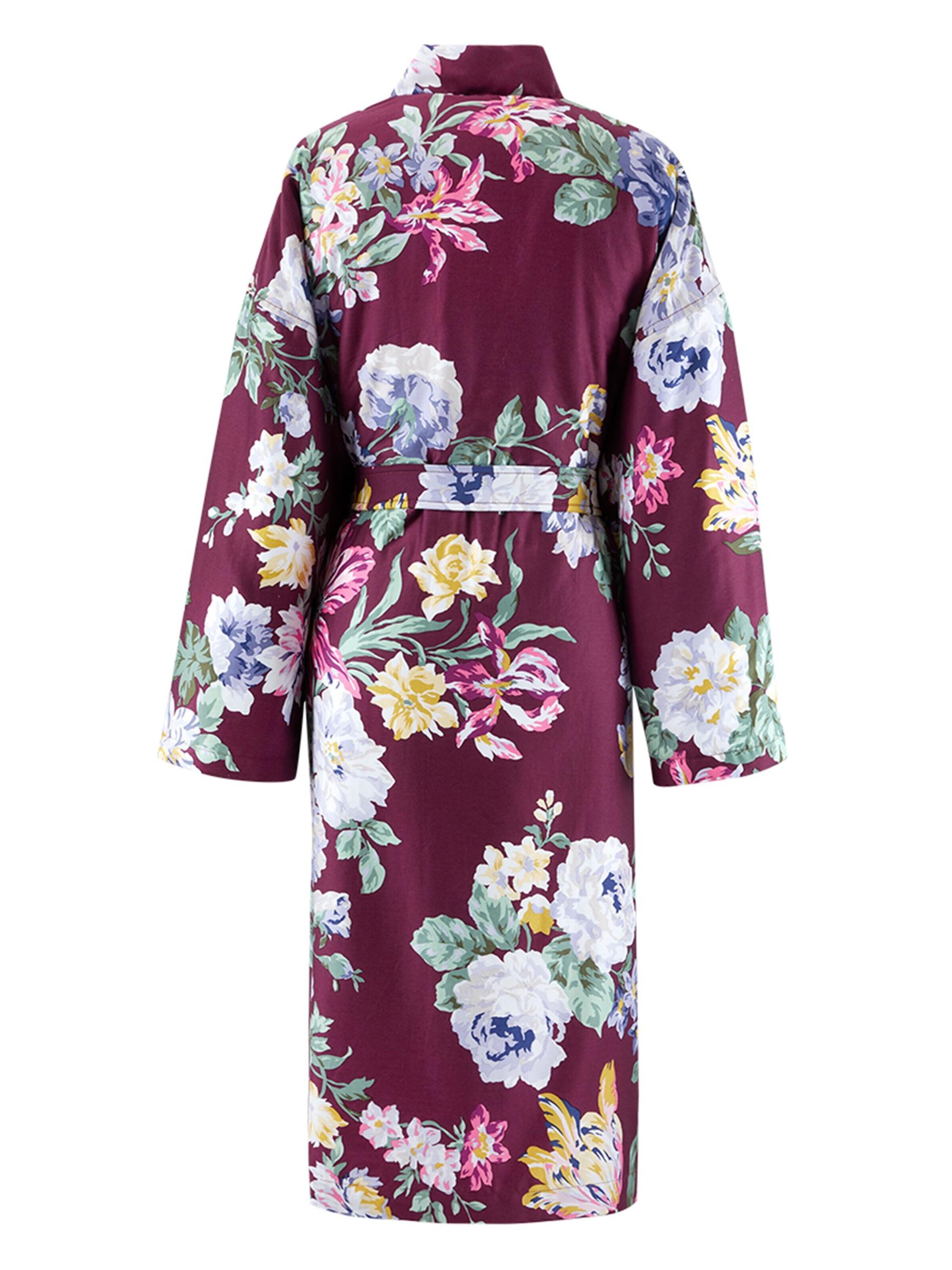 KENZO Long Bathrobe 'KBOUQUET' in Red