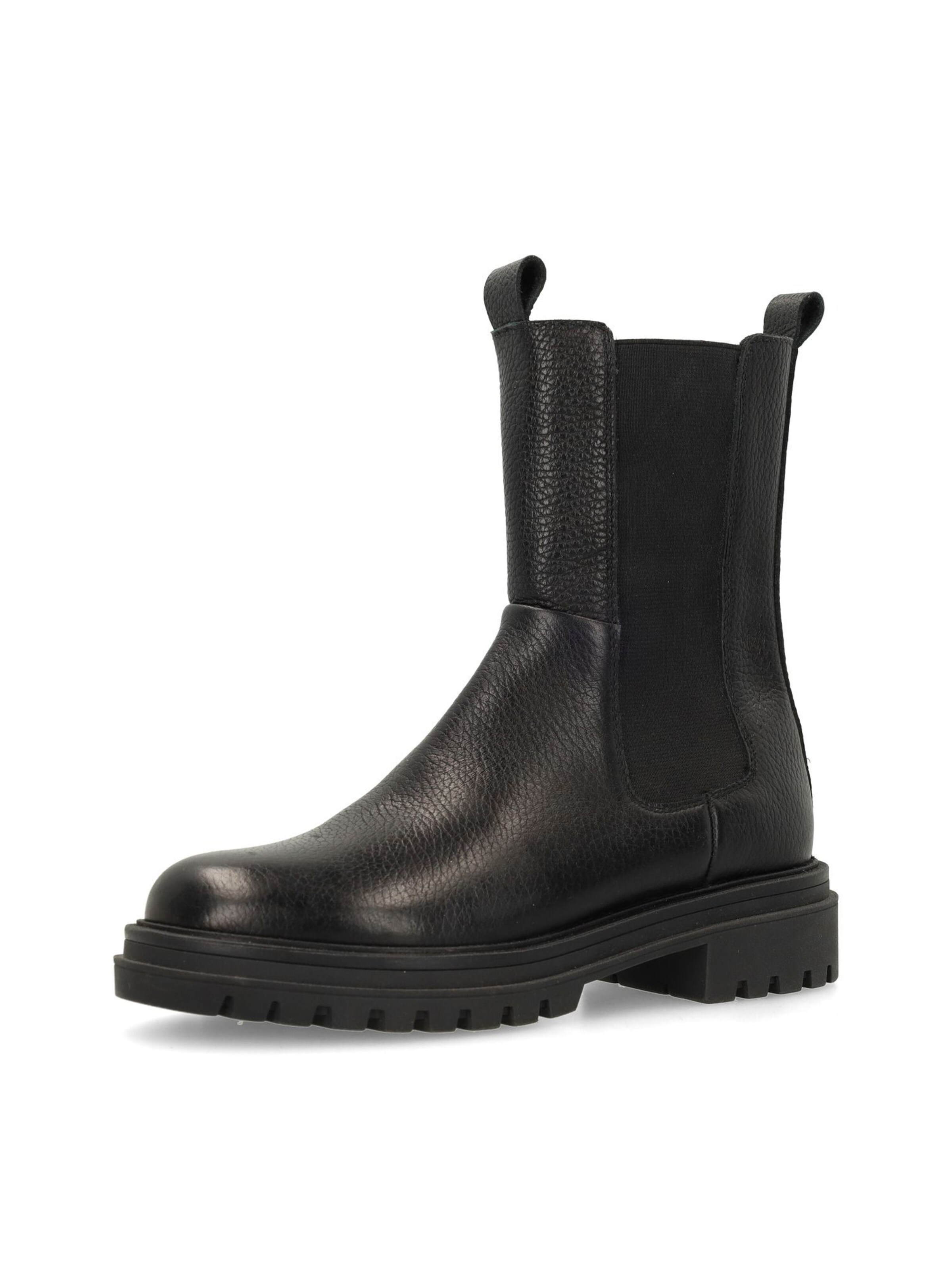 MANFIELD Chelsea Boots en noir, Vue avec produit
